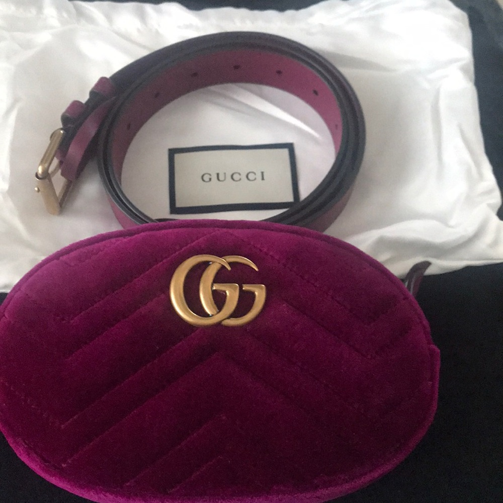 Gucci marmont belt bag